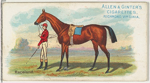 :Raceland from The World's Racers series for Allen & Ginter -16x12"(A3) Poster