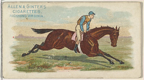 :From The World's Racers series for Allen & Ginter Cigarette-16x12"(A3) Poster