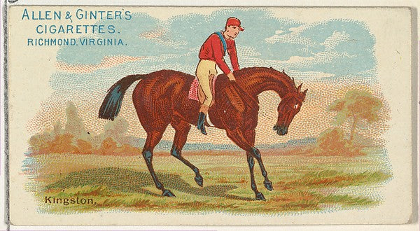 :Kingston from The World's Racers series for Allen & Ginter -16x12"(A3) Poster