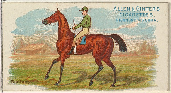 :Banburg from The World's Racers series for Allen & Ginter C-16x12"(A3) Poster