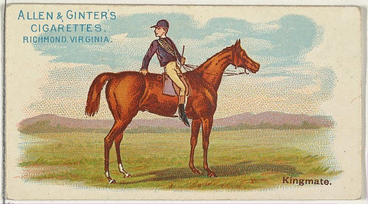 :Kingmate from The World's Racers series for Allen & Ginter -16x12"(A3) Poster