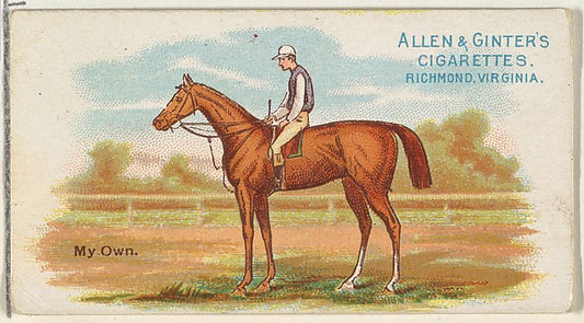 :My Own from The World's Racers series for Allen & Ginter Ci-16x12"(A3) Poster