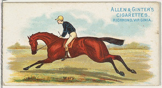 :Wary from The World's Racers series for Allen & Ginter Ciga-16x12"(A3) Poster