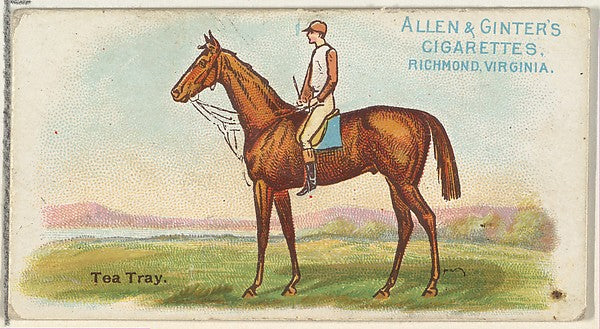 :Tea Tray from The World's Racers series for Allen & Ginter -16x12"(A3) Poster