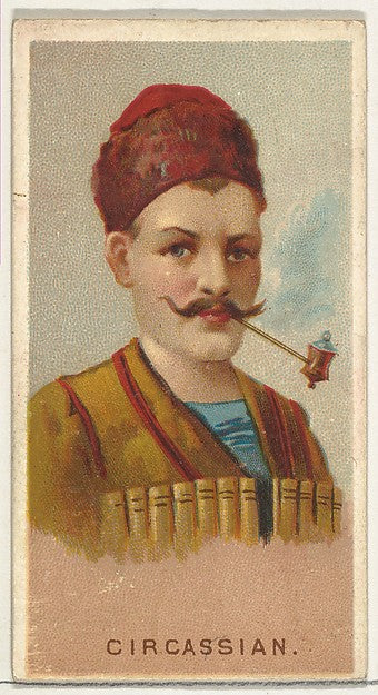 :Circassian from World's Smokers series for Allen & Ginter C-16x12"(A3) Poster