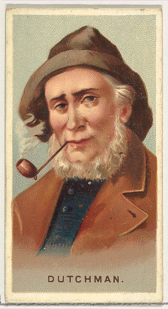 :Dutchman from World's Smokers series for Allen & Ginter Cig-16x12"(A3) Poster