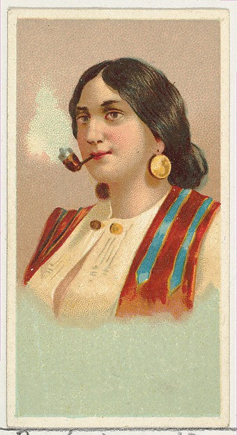 :Gypsy Girl printer's sample from World's Smokers series for-16x12"(A3) Poster