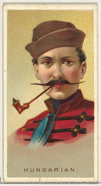 :Hungarian from World's Smokers series for Allen & Ginter Ci-16x12"(A3) Poster