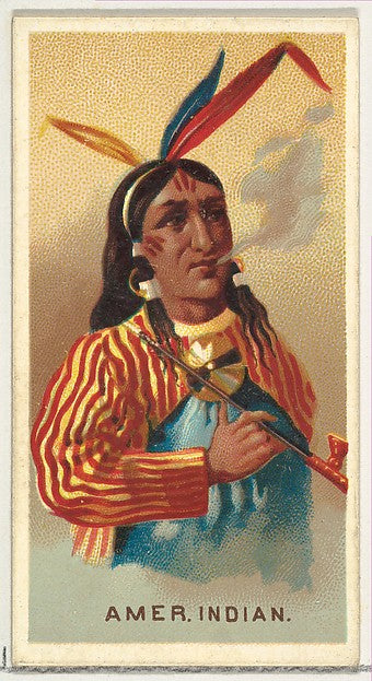 :American Indian from World's Smokers series for Allen & Gin-16x12"(A3) Poster