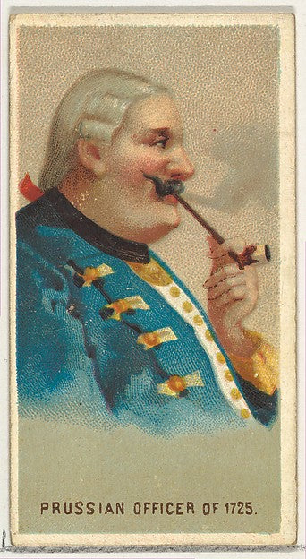 :Prussian Officer of 1725 from World's Smokers series for Al-16x12"(A3) Poster
