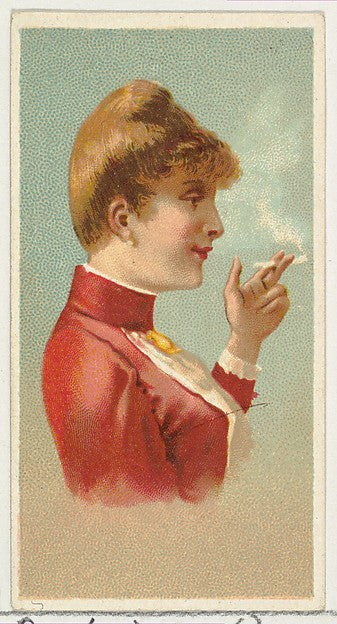 :Russian Lady printer's sample from World's Smokers series f-16x12"(A3) Poster