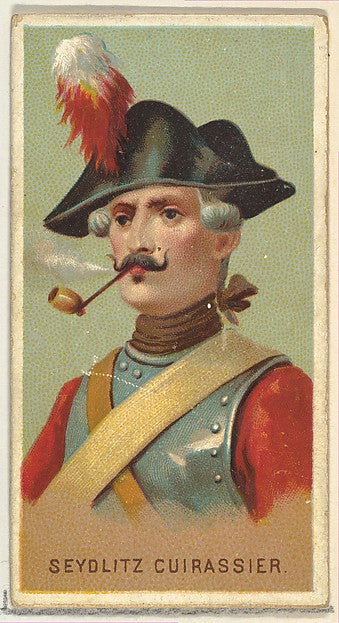 :Seydlitz Cuirassier from World's Smokers series for Allen &-16x12"(A3) Poster