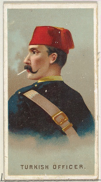:Turkish Officer from World's Smokers series for Allen & Gin-16x12"(A3) Poster