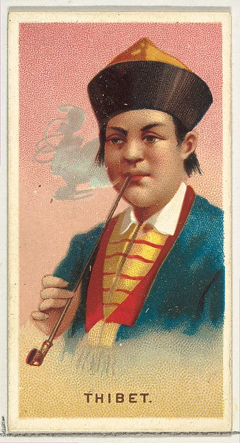 :Tibet from World's Smokers series for Allen & Ginter Cigare-16x12"(A3) Poster