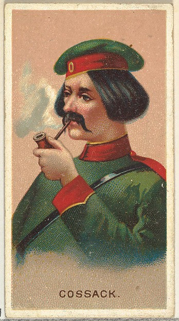 :Cossack from World's Smokers series for Allen & Ginter Ciga-16x12"(A3) Poster