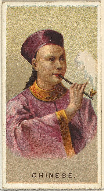 :Chinese from World's Smokers series for Allen & Ginter Ciga-16x12"(A3) Poster