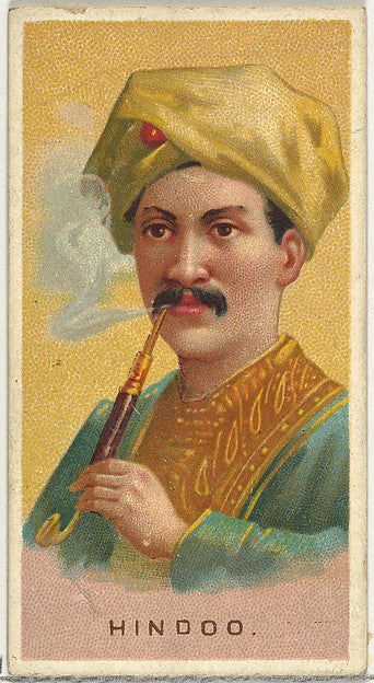 :Hindu from World's Smokers series for Allen & Ginter Cigare-16x12"(A3) Poster