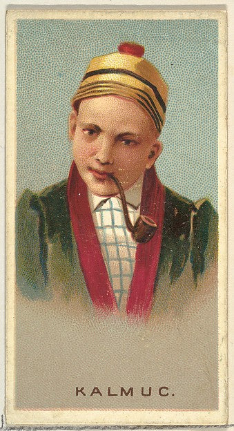 :Kalmuc from World's Smokers series for Allen & Ginter Cigar-16x12"(A3) Poster