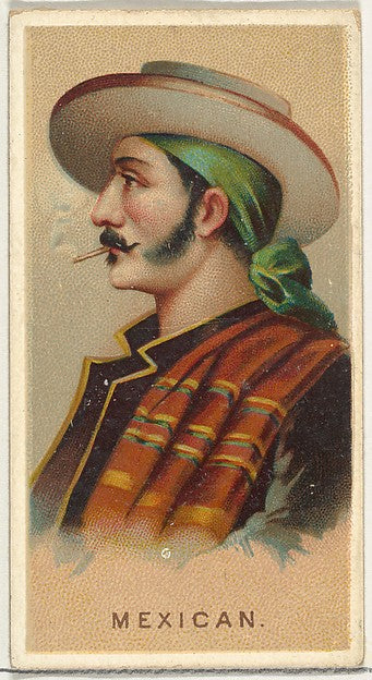 :Mexican from World's Smokers series for Allen & Ginter Ciga-16x12"(A3) Poster
