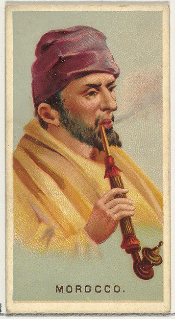 :Morocco from World's Smokers series for Allen & Ginter Ciga-16x12"(A3) Poster