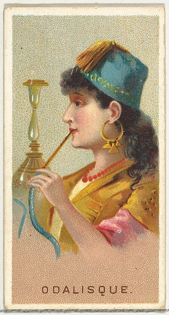 :Odalisque from World's Smokers series for Allen & Ginter Ci-16x12"(A3) Poster
