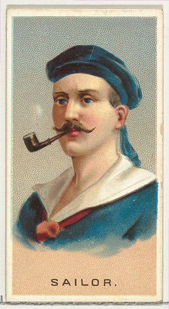 :Sailor from World's Smokers series for Allen & Ginter Cigar-16x12"(A3) Poster