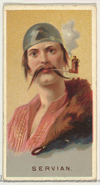 :Serbian from World's Smokers series for Allen & Ginter Ciga-16x12"(A3) Poster