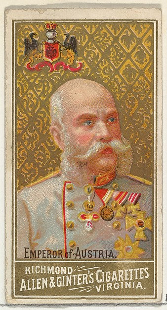 :Emperor of Austria from World's Sovereigns series for Allen-16x12"(A3) Poster