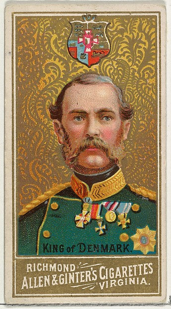 :King of Denmark from World's Sovereigns series for Allen & -16x12"(A3) Poster