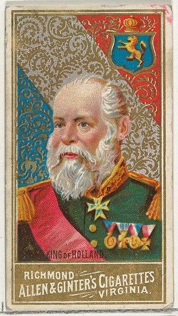 :King of Holland from World's Sovereigns series for Allen & -16x12"(A3) Poster