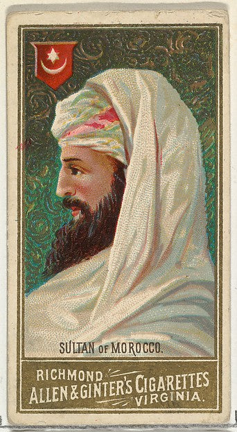 :Sultan of Morocco from World's Sovereigns series for Allen -16x12"(A3) Poster