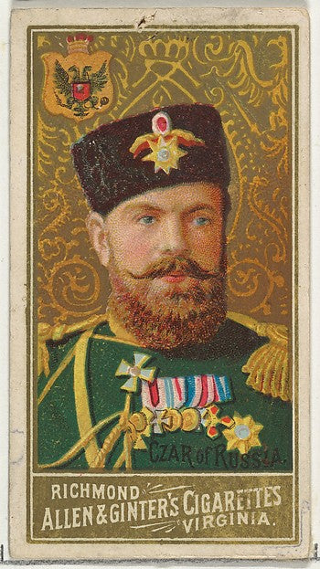 :Czar of Russia from World's Sovereigns series for Allen & G-16x12"(A3) Poster