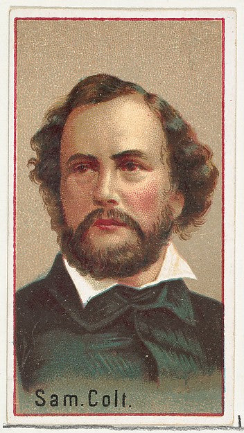 :Samuel Colt printer's sample for the World's Inventors souv-16x12"(A3) Poster
