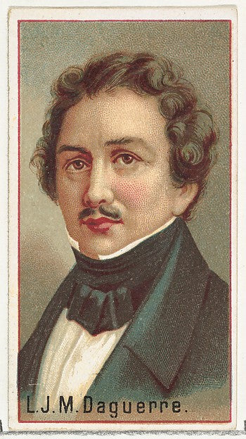 :L. J. M. Daguerre printer's sample for the World's Inventor-16x12"(A3) Poster