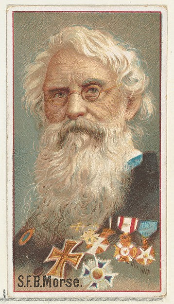 :Samuel F. B. Morse printer's sample for the World's Invento-16x12"(A3) Poster