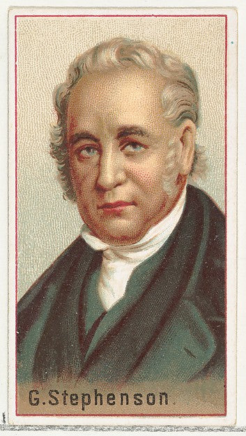 :G. Stephenson printer's sample for the World's Inventors so-16x12"(A3) Poster