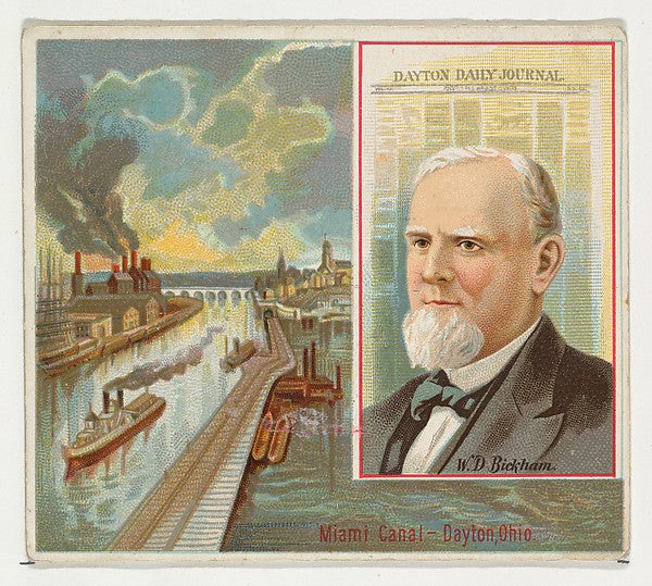 :W.D. Bickham Dayton Daily Journal from the American Editors-16x12"(A3) Poster