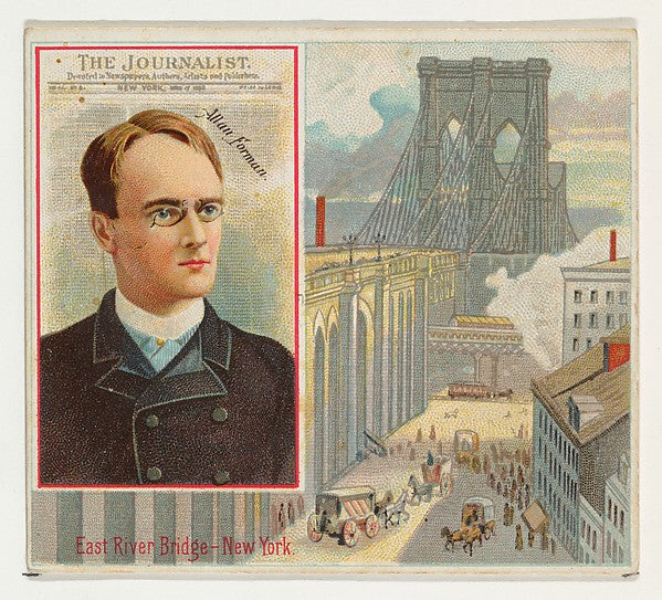 :Allan Forman The New York Journalist from the American Edit-16x12"(A3) Poster