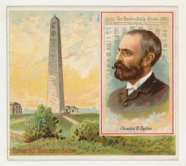 :Charles H. Taylor The Boston Daily Globe from the American -16x12"(A3) Poster