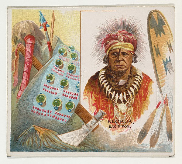 :Keokuk Sac & Fox from the American Indian Chiefs series for-16x12"(A3) Poster