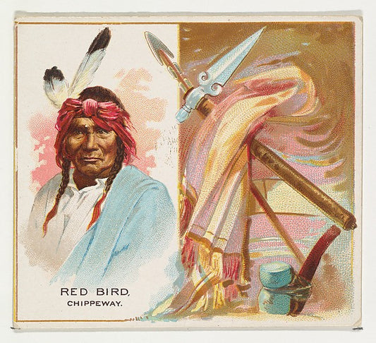 :Red Bird Chippeway from the American Indian Chiefs series f-16x12"(A3) Poster