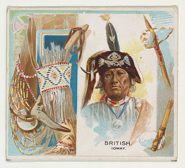 :British Ioway from the American Indian Chiefs series for Al-16x12"(A3) Poster