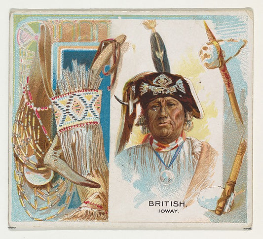 :British Ioway from the American Indian Chiefs series for Al-16x12"(A3) Poster
