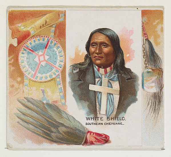 :White Shield Southern Cheyenne from the American Indian Chi-16x12"(A3) Poster