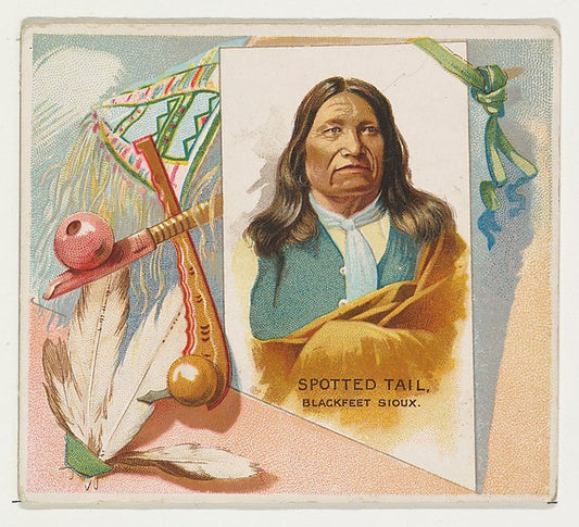 :Spotted Tail Blackfeet Sioux from the American Indian Chief-16x12"(A3) Poster