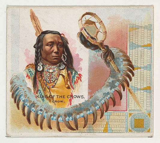 :King of the Crows Crow from the American Indian Chiefs seri-16x12"(A3) Poster
