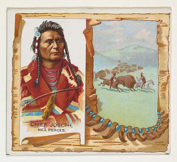 :Chief Joseph Nez Perces from the American Indian Chiefs ser-16x12"(A3) Poster