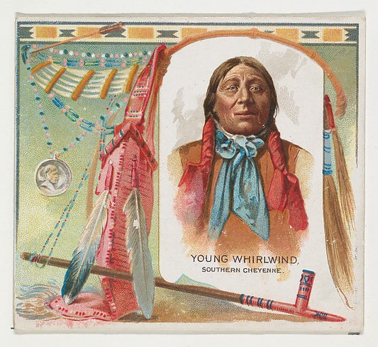 :Young Whirlwind Southern Cheyenne from the American Indian -16x12"(A3) Poster