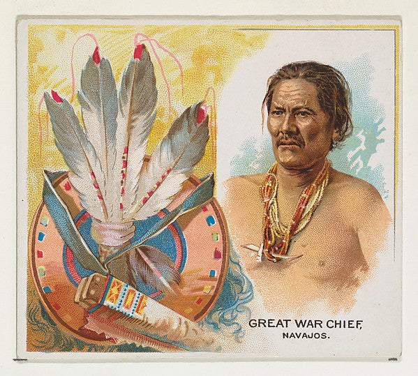 :Great War Chief Navajos from the American Indian Chiefs ser-16x12"(A3) Poster