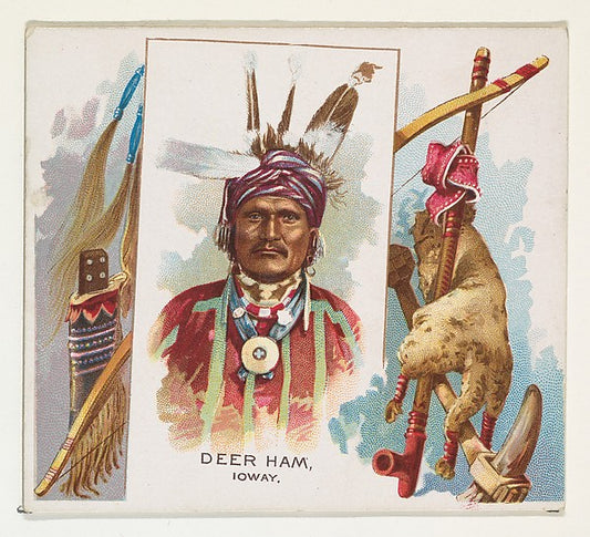 :Deer Ham Ioway from the American Indian Chiefs series for A-16x12"(A3) Poster